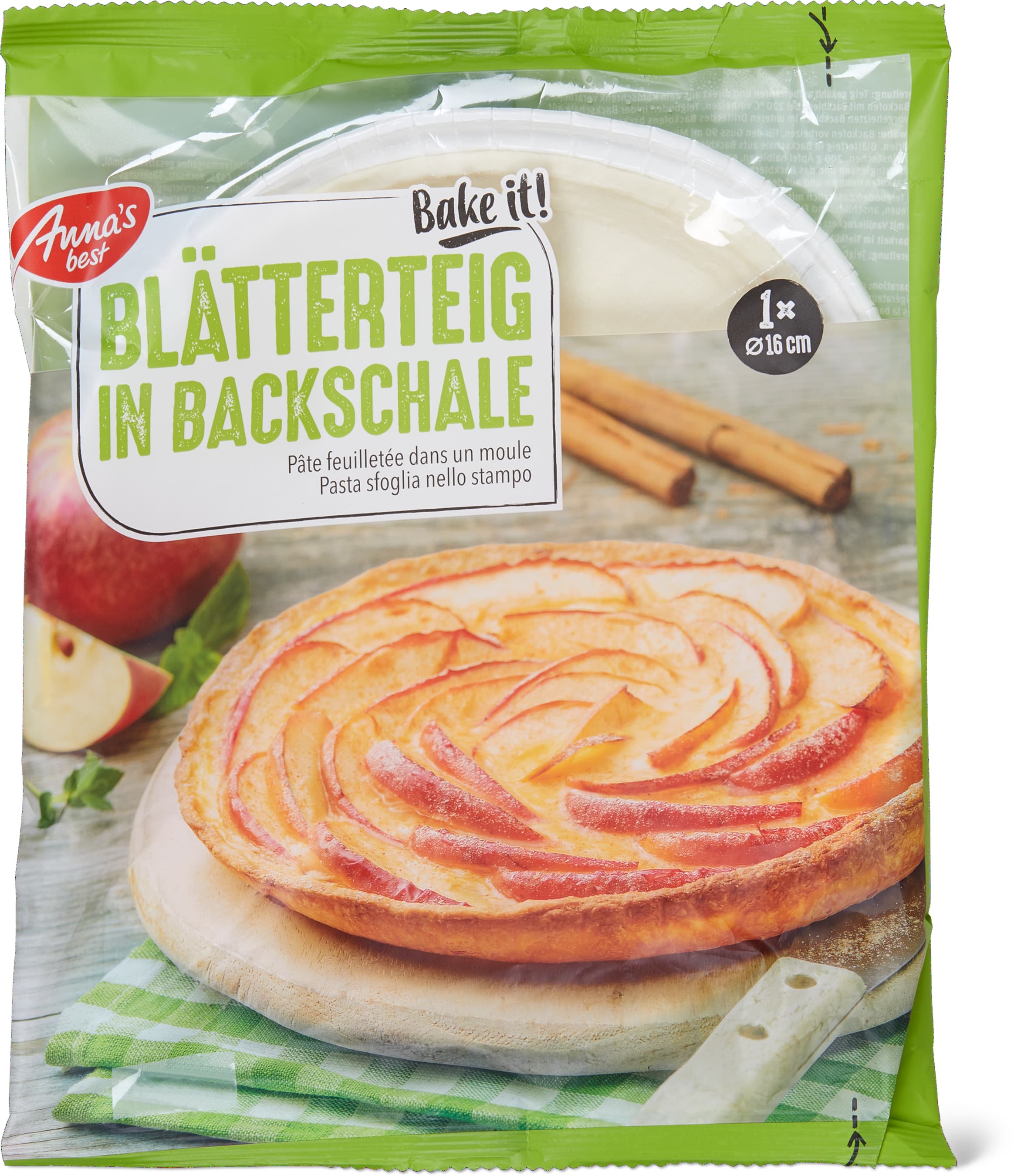 Anna's Best Base di pasta sfoglia nello stampo, vegano 140g